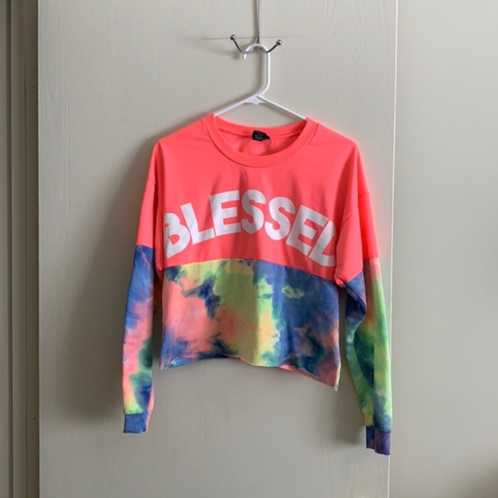 BLESSED Crop top Rue 21 size small Pre owned